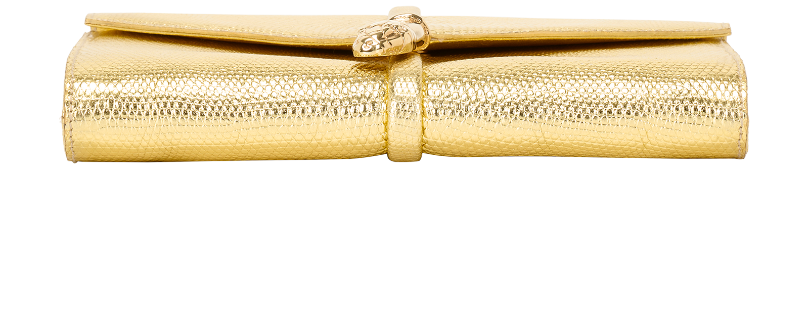 Snake Buckle Shoulder Bag, &pound;550, Handbags, Gold, Leather, Top view